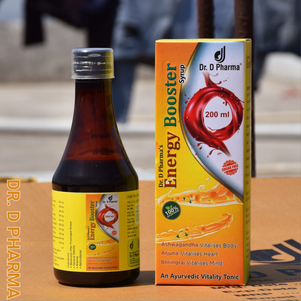 ENERGY BOOSTER SYRUP 200ML SUGAR FREE